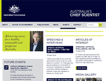 Tablet Screenshot of chiefscientist.gov.au